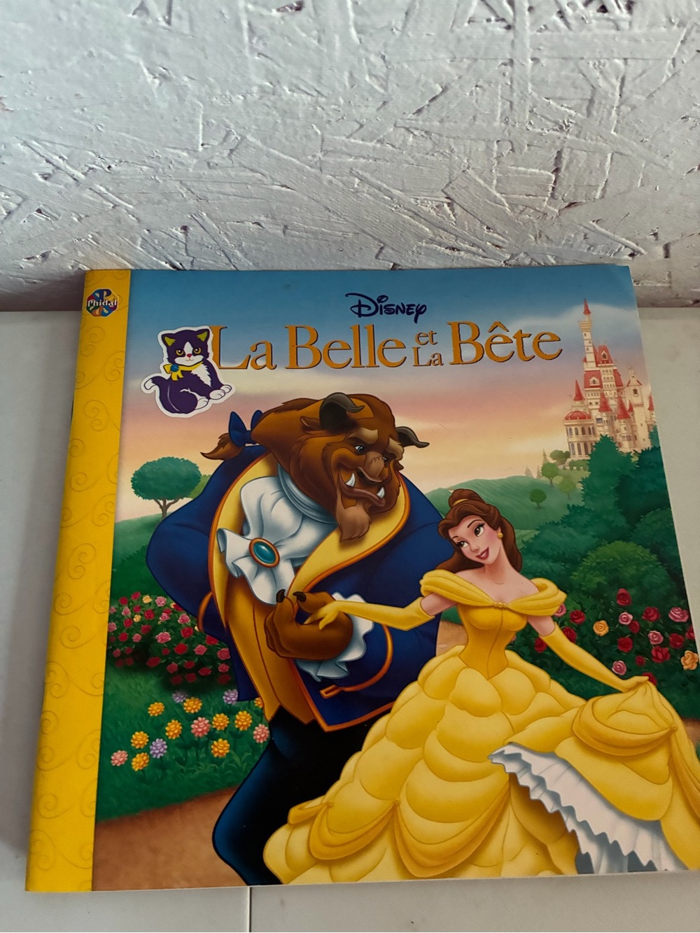 Disney La Belle et La Bête Picture Book - Yellow & Blue Cover